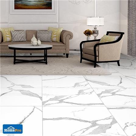 กระเบื้องพื้น 60x90 ซม. คริสโซ มาร์เบิล ขาว 1.08M2_3