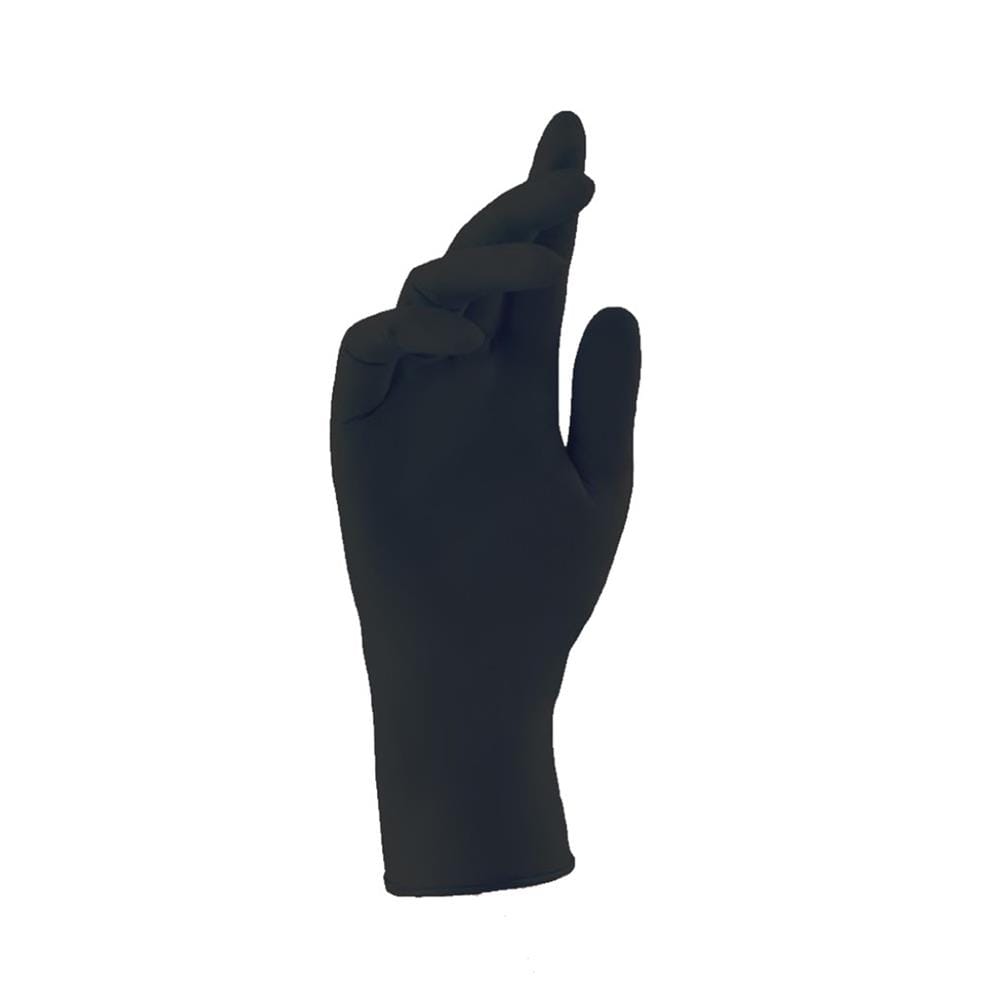 ถุงมือยางไนไตร MASTER GLOVE SIZE L สีดำ
