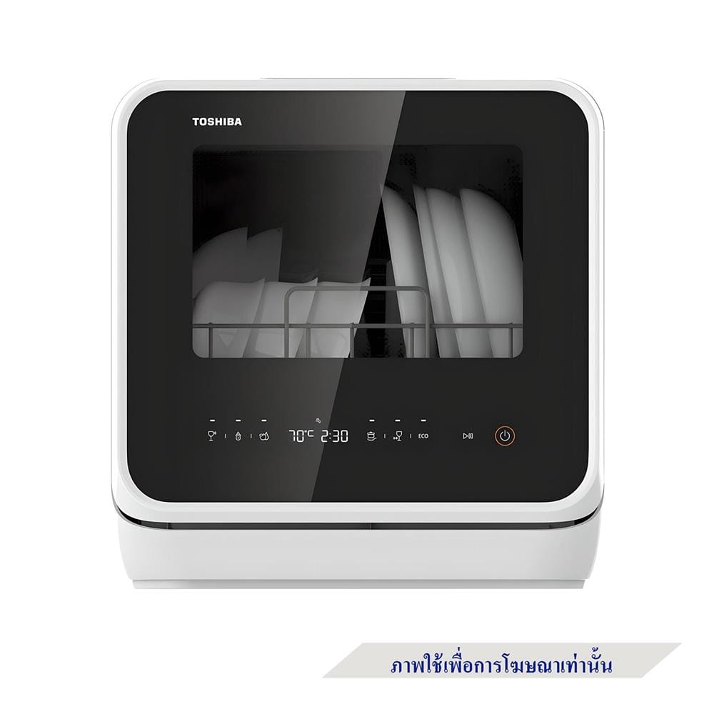 เครื่องล้างจานตั้งโต๊ะ TOSHIBA DWS-22ATH(K)