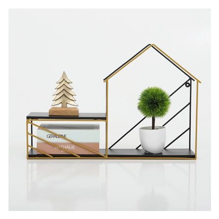 ชั้นติดผนัง (C) STACKO IDYLLIC 60x15x40 ซม. สีดำ/ทอง_3