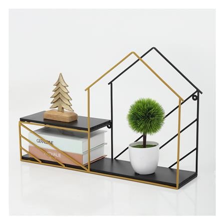 ชั้นติดผนัง (C) STACKO IDYLLIC 60x15x40 ซม. สีดำ/ทอง_4