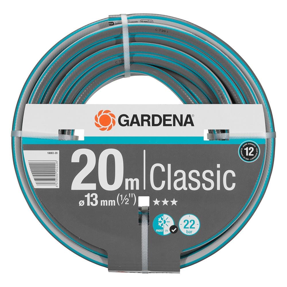สายยางม้วน PVC GARDENA 18003-20 1/2 นิ้ว X 20 ม.