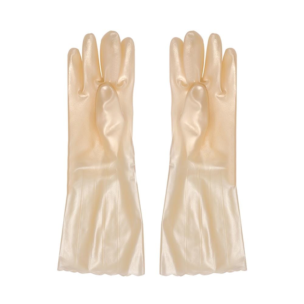 ถุงมือ PVC SHALDAN PRIMA SIZE M สีทอง