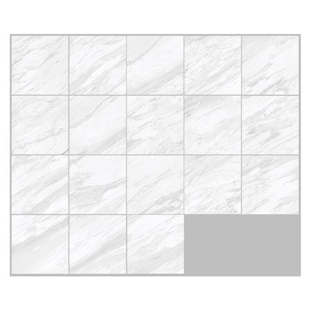 กระเบื้องพื้นพอร์ซเลน 60x60 ซม. วอลกัส ไวท์ 1.44M2_1