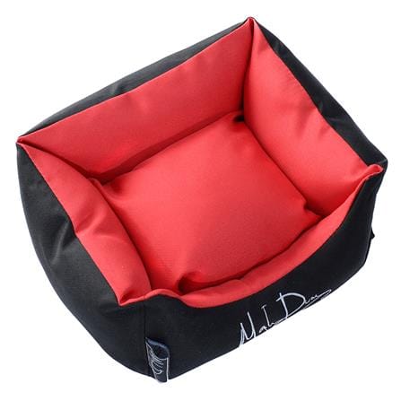 ที่นอนสุนัขโซฟา MAHDUM 60X45 ซม. สีดำ-แดง_1