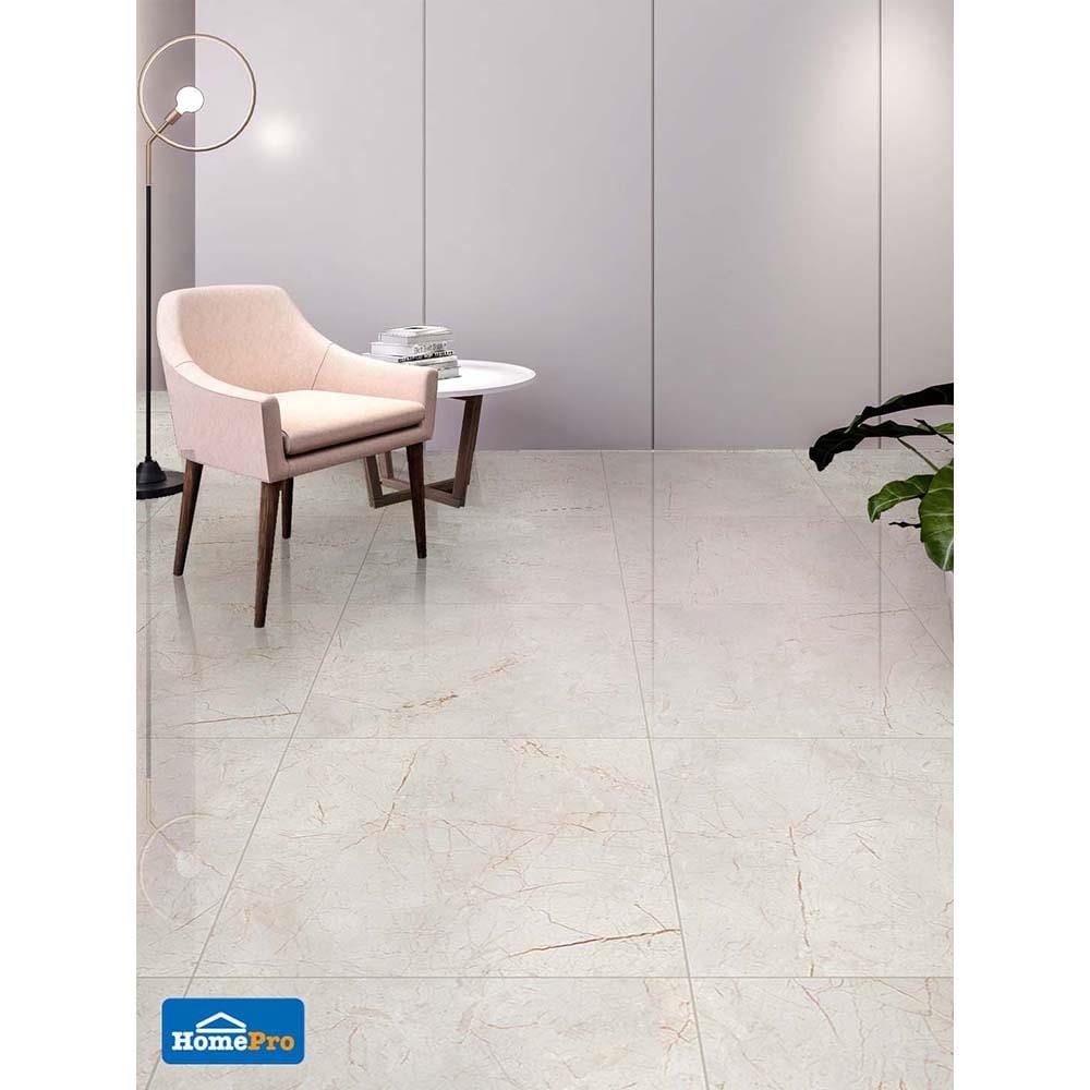 กระเบื้องพื้น 60x60 ซม. ทาลิน เกรย์ 1.44M2