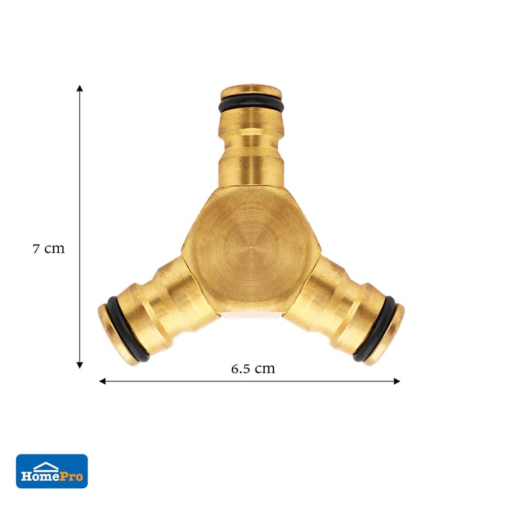 ข้อต่อทองเหลือง 3 ทาง SPRING NB-B3-WAY