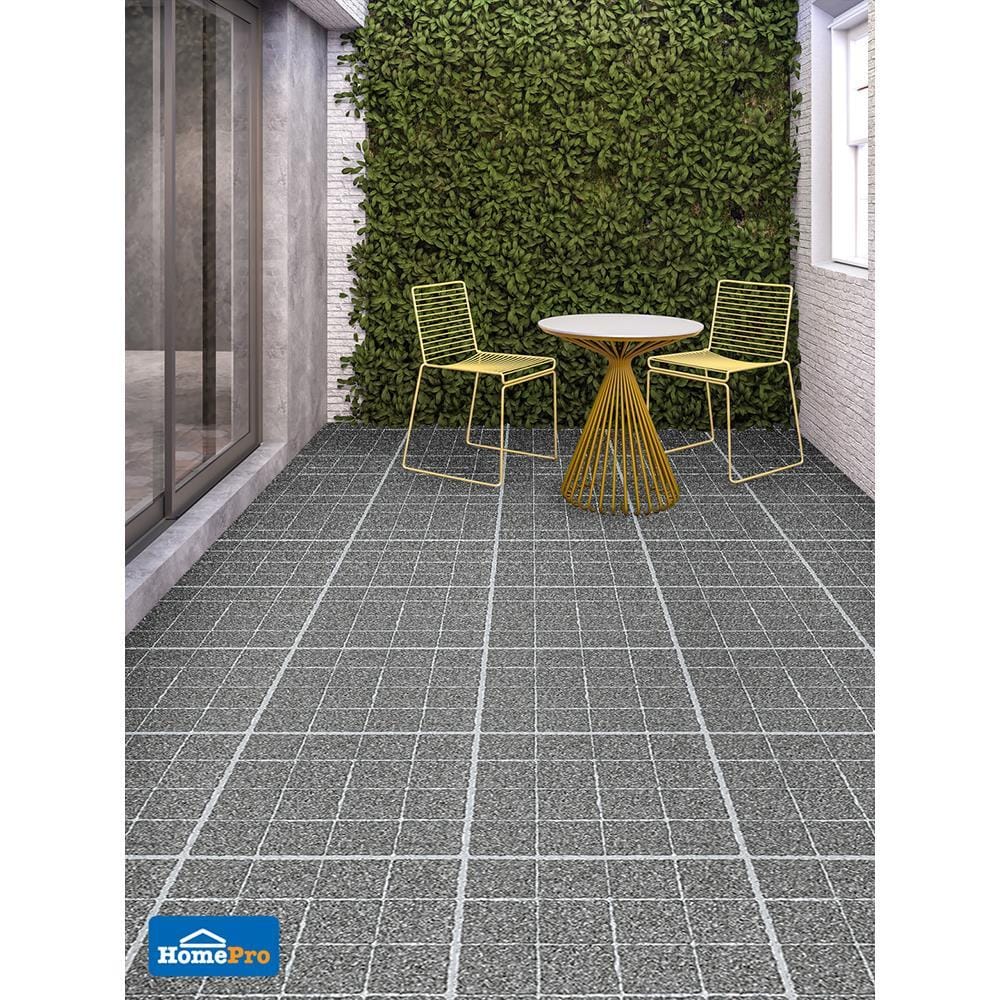 กระเบื้องพื้น 16x16 นิ้ว TARA โมวาโด เทาเข้ม EXC 0.96 ตร.ม.