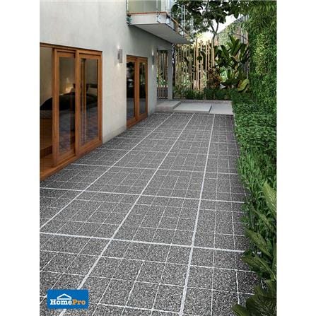 กระเบื้องพื้น 16x16 นิ้ว TARA โมวาโด เทาเข้ม EXC 0.96 ตร.ม._3