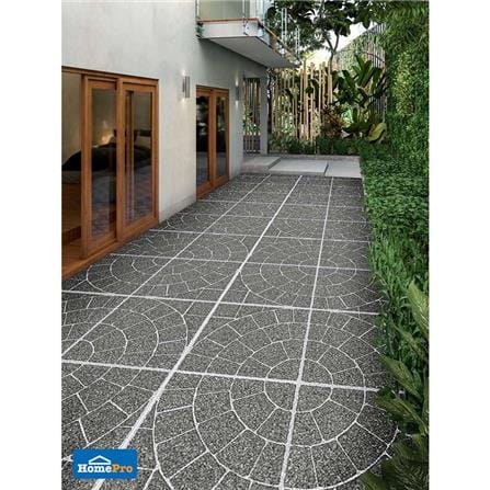 กระเบื้องพื้น 16x16 นิ้ว DURAGRES โมวี่ เทาเข้ม EXC 0.96M2_2