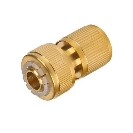 ข้อต่อสายยางทองเหลือง พร้อมตัวหยุดน้ำ SPRING NB-BS-58 5/8 นิ้ว_1