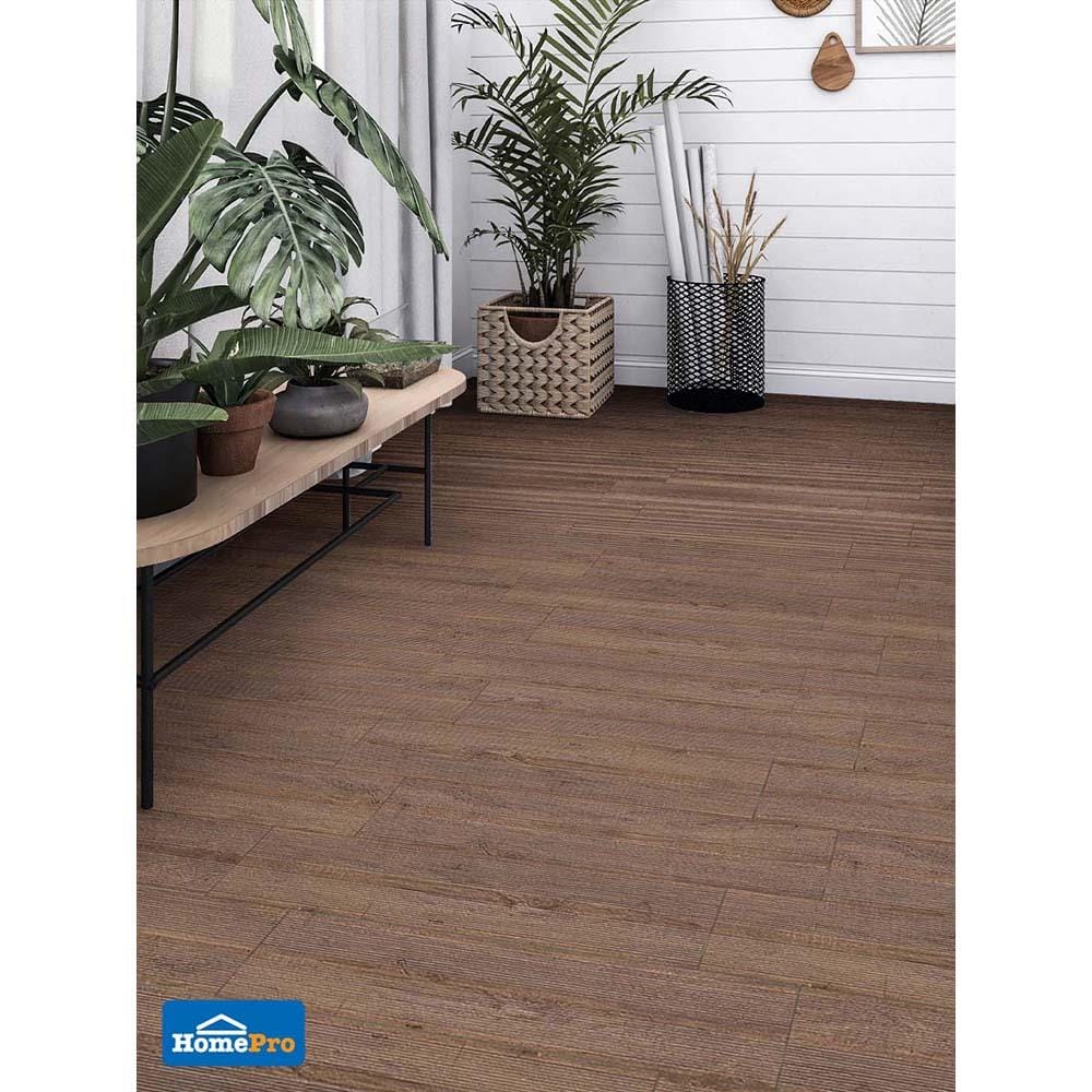 กระเบื้องพื้น 20x90 ซม. ซานซี น้ำตาล A 1.08M2