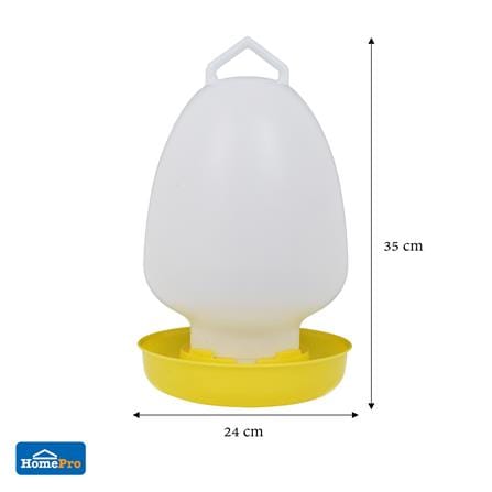ถังน้ำไก่ SPRING 8 ลิตร สีเหลือง_3