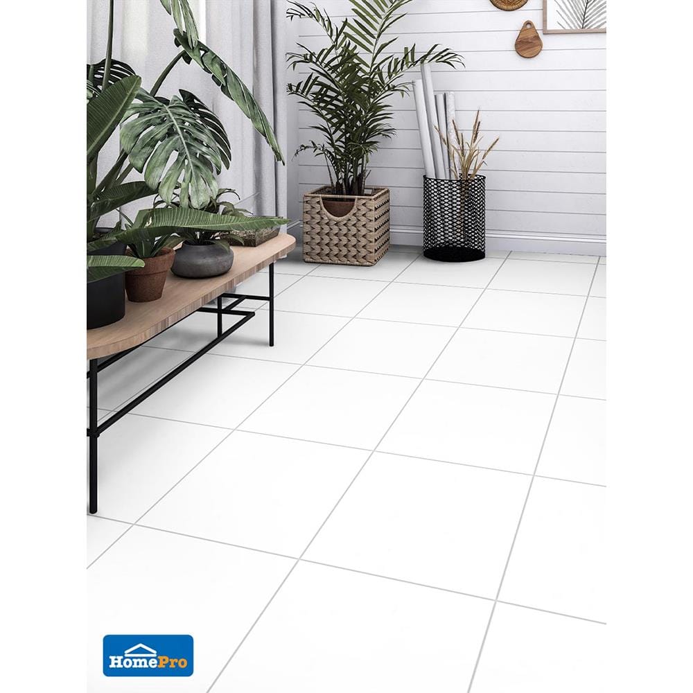 กระเบื้องพื้น 16x16 นิ้ว DURAGRES ดูรา ขาว A 1M2