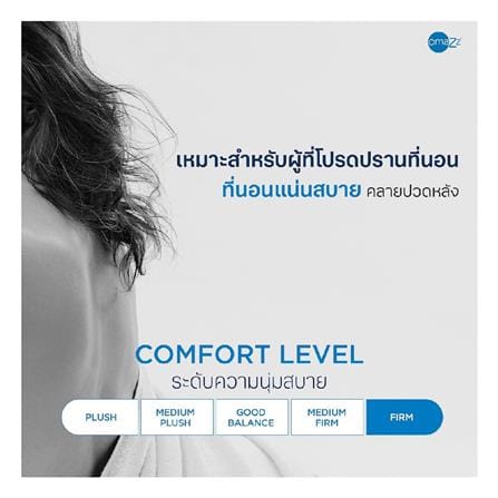 ที่นอนสปริง 5 ฟุต OMAZZ รุ่น FAMINGTON พร้อมชุดเครื่องนอน 8 ชิ้น_9