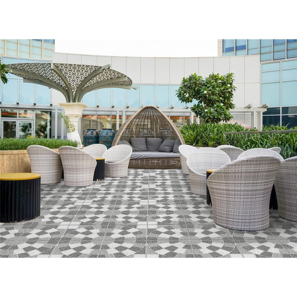 กระเบื้องพื้น 16x16 นิ้ว DURAGRES โมวี่ เทา EXC 1M2