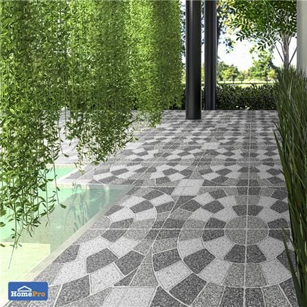 กระเบื้องพื้น 16x16 นิ้ว DURAGRES โมวี่ เทา EXC 1M2_2