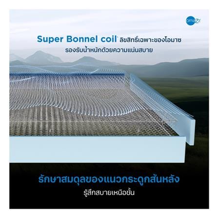 ที่นอนสปริง 6 ฟุต OMAZZ รุ่น FAMINGTON พร้อมชุดเครื่องนอน 8 ชิ้น_6