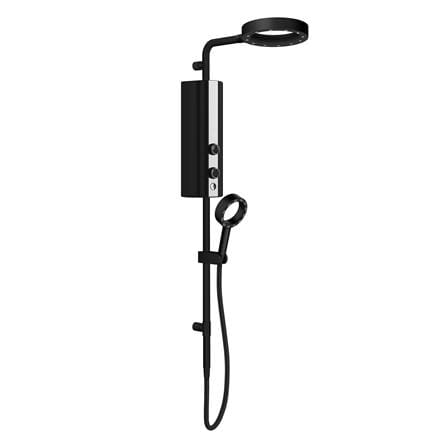ฝักบัว RAIN SHOWER น้ำอุ่น HAFELE 495.60.076 สีดำ_0