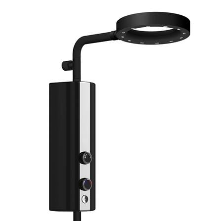 ฝักบัว RAIN SHOWER น้ำอุ่น HAFELE 495.60.076 สีดำ_1