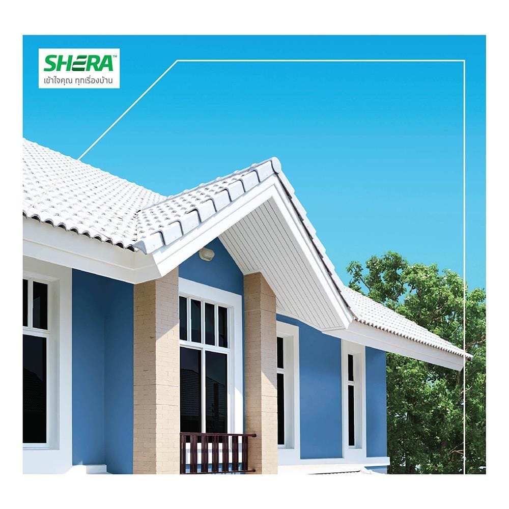 ไม้เชิงชาย SHERA ONE PLUS 23.5X400X1.6 ซ.ม. สีธรรมชาติ