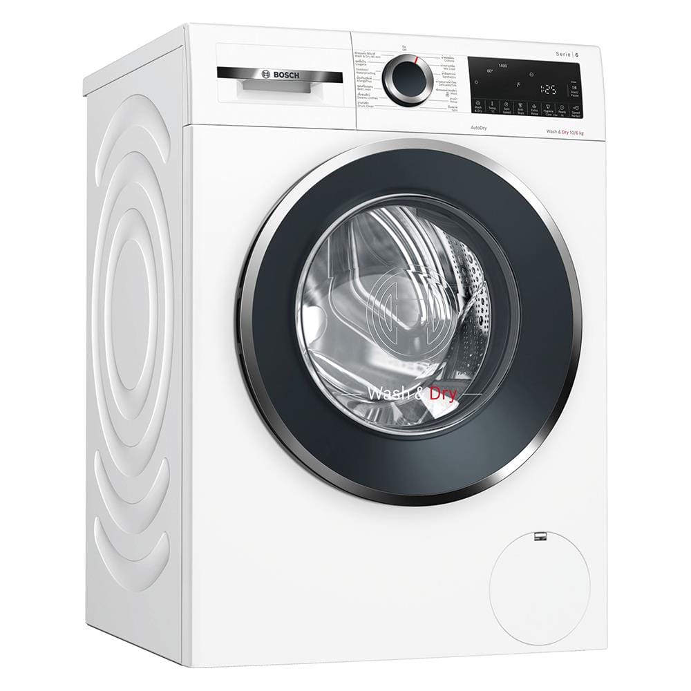 เครื่องซักอบ BOSCH WNA254U0TH 10/6 กก. 1400RPM อินเวอร์เตอร์