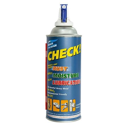 สเปรย์ไล่ความชื้นอเนกประสงค์ BLUE POWER CHECK 450 มม.