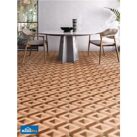กระเบื้องพื้น 60x60 ซม. CERGRES ลาวิโต้ น้ำตาล A 1.44M2_3