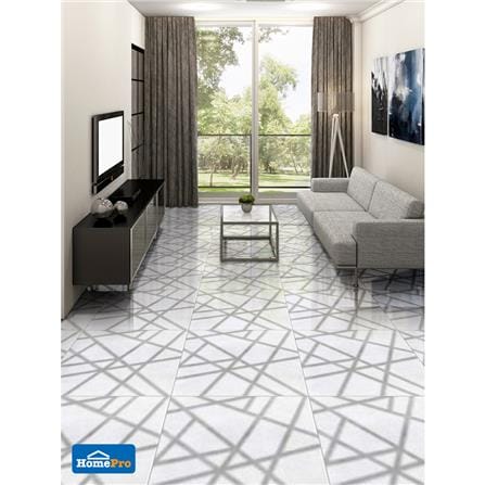 กระเบื้องพื้น 60x60 ซม. CERGRES ครอส ไวท์ A 1.44M2_2