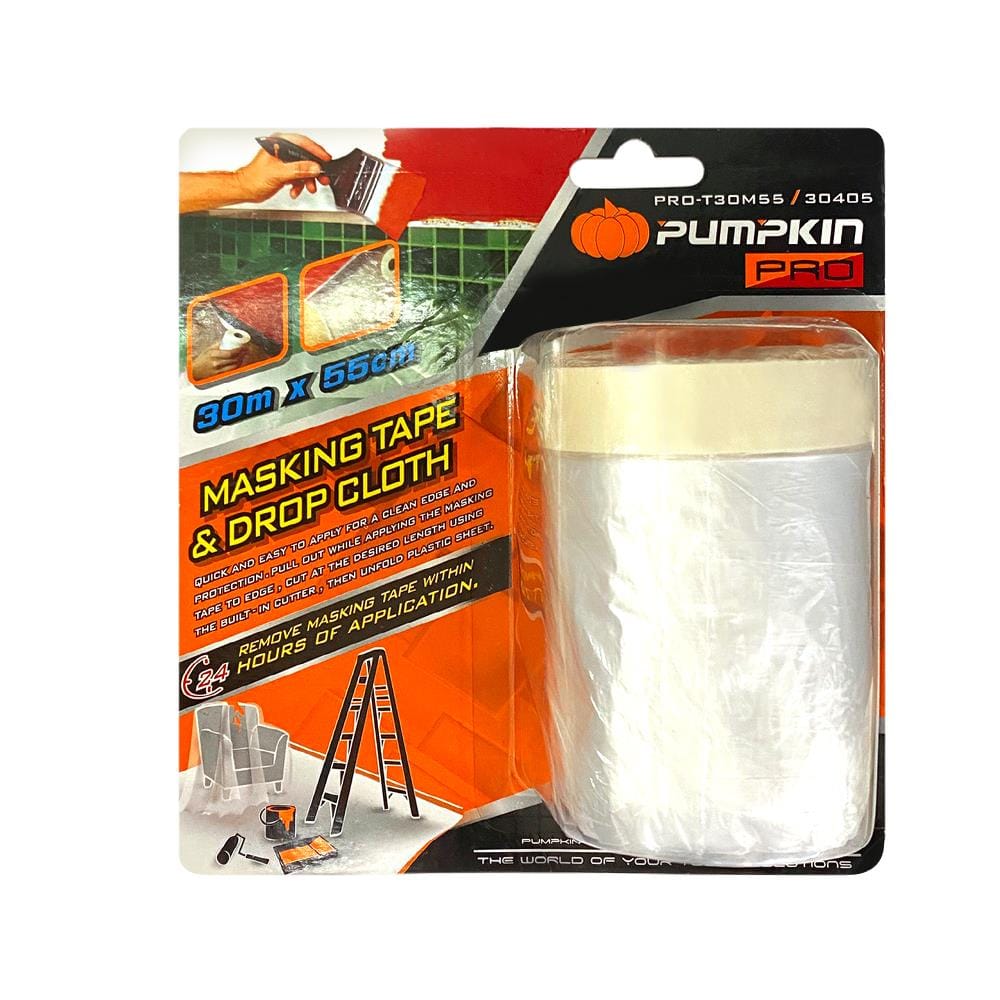 เทป+พลาสติกอเนกประสงค์ PUMPKIN PRO-T30M55 30x55 ซม.