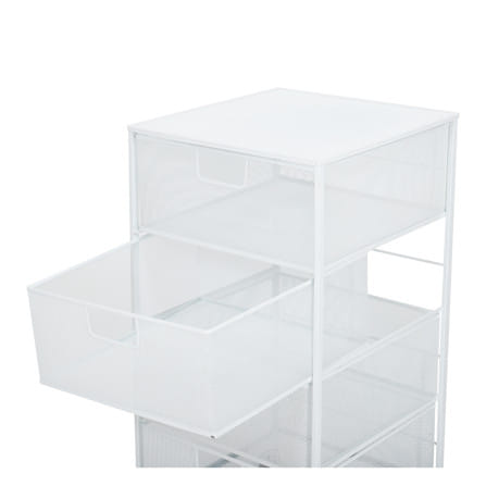 ชั้นลิ้นชักเหล็ก 4 ชั้น STACKO BILA 35.5x37.5x73 ซม. สีขาว_2