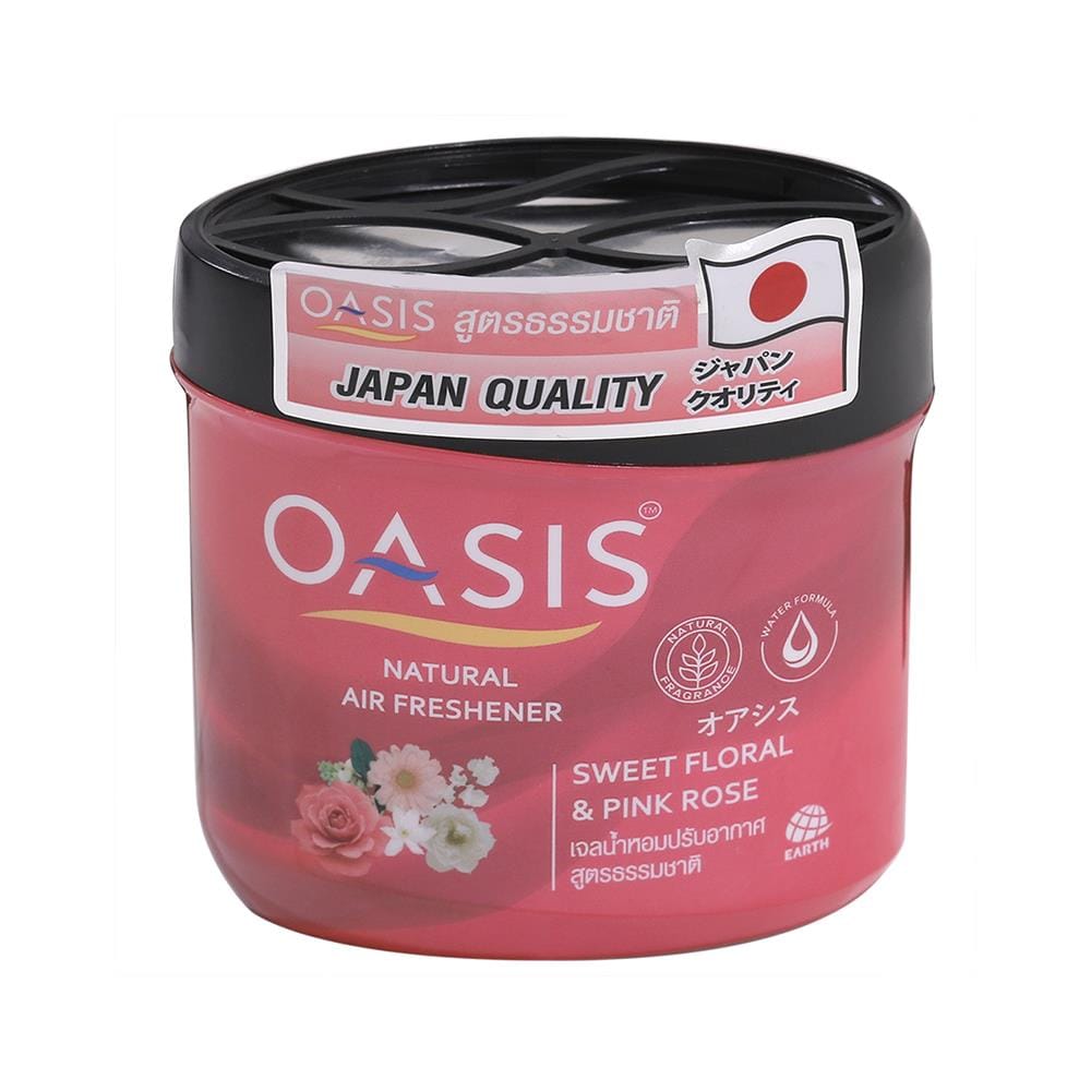 เจลปรับอากาศ OASIS  180g SWEET FLORAL & PINK ROSE