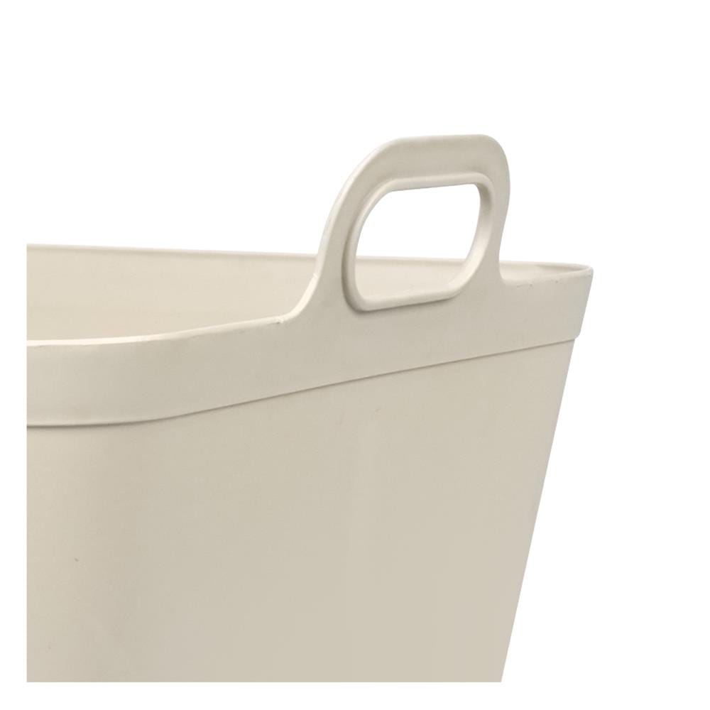 กล่องหูหิ้ว STACKO รุ่นบิ๊กกี้ เอียร่า 42x40x41.5 ซม. สีเบจ