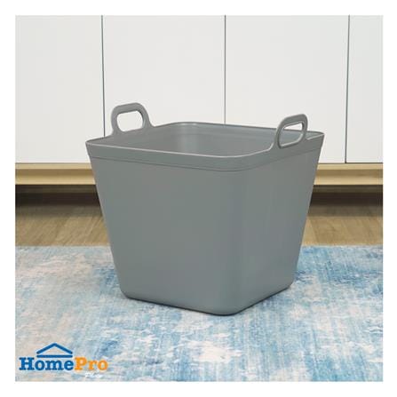 กล่องหูหิ้ว STACKO รุ่นมินนี่ เอียร่า 30x30x30.5 ซม. สีเทา_3