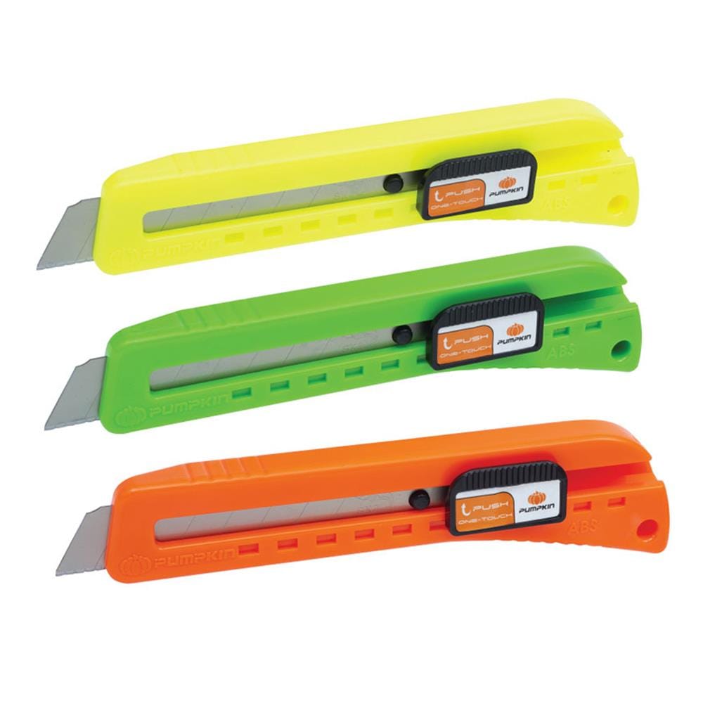 คัตเตอร์สปริง+ใบมีดฟันฉลาม SK2 PUMPKIN S-1