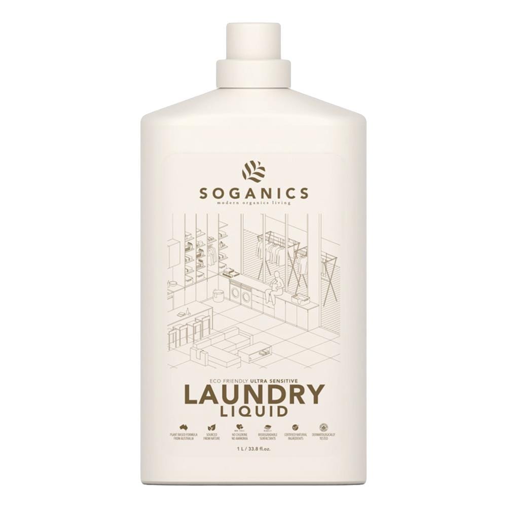 น้ำยาซักผ้า SOGANICS 1,000ml EUCALYPTUS