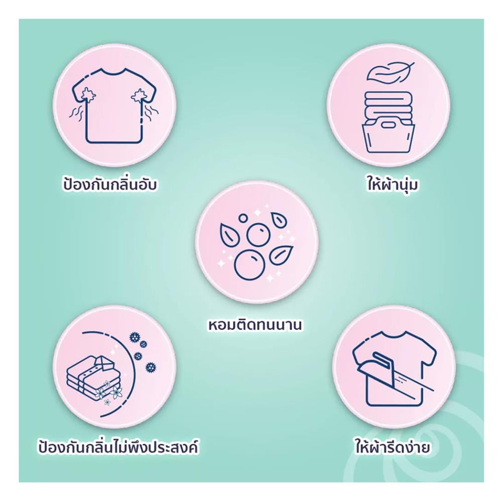 น้ำยาปรับผ้านุ่ม DOWNY 2,000 มล. ตากผ้าในร่ม