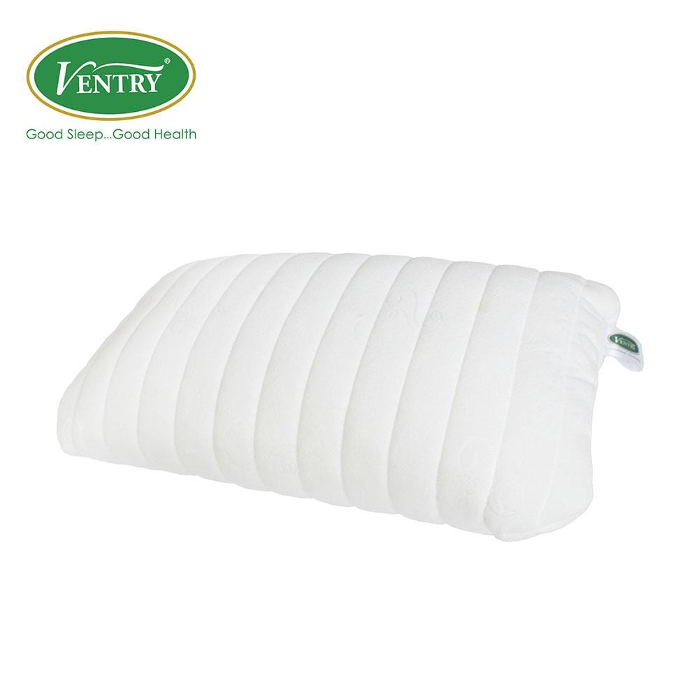 หมอนสุขภาพ ยางพารา VENTRY COMFORT 34x60x16 ซม. สีขาว