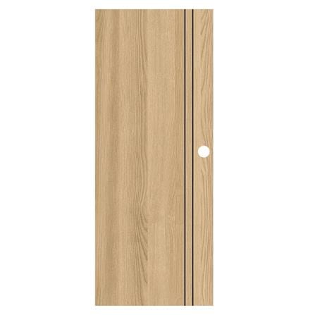 ประตูภายใน UPVC เจาะลูกบิด PARAZZO PUN02 90x220 ซม. สีบีช_0