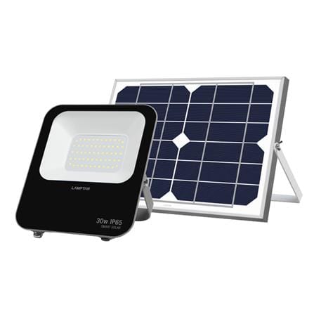 สปอตไลท์ SOLAR LAMPTAN FLOODLIGHT SMART SENSOR 30 วัตต์ DAYLIGHT สีดำ_0