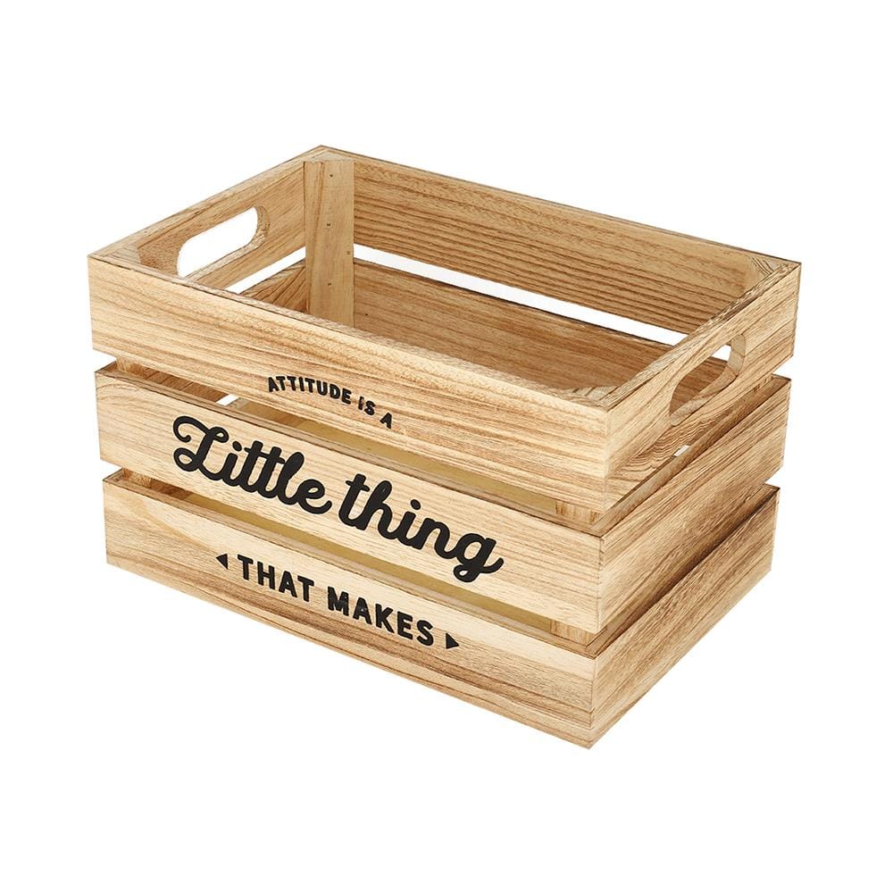 กล่องลังไม้ STACKO LITTLE THING 35x25x20 ซม. สี NATURAL_1