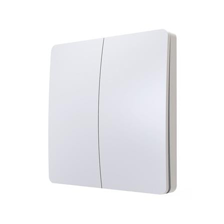 สวิตช์ไร้สาย 2 ช่อง IOT HACO HWS-2P/W IP67 สีขาว