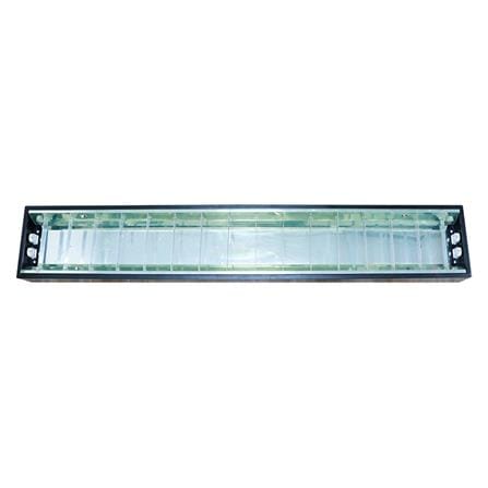 โคมตะแกรงติดลอย RACER LINEAR LOUVER 2x18 วัตต์ สีดำ_0