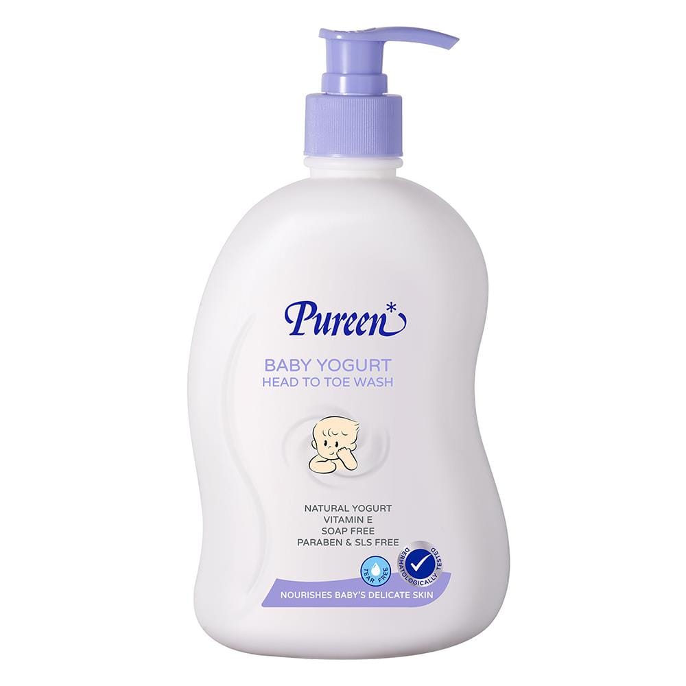 สบู่เหลวอาบน้ำเด็ก PUREEN 500ml YOGURT