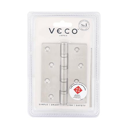 บานพับ 4x3 นิ้ว x 2 มม. VECO 4BB สีสเตนเลส (แพ็ก 3 ชิ้น)_2