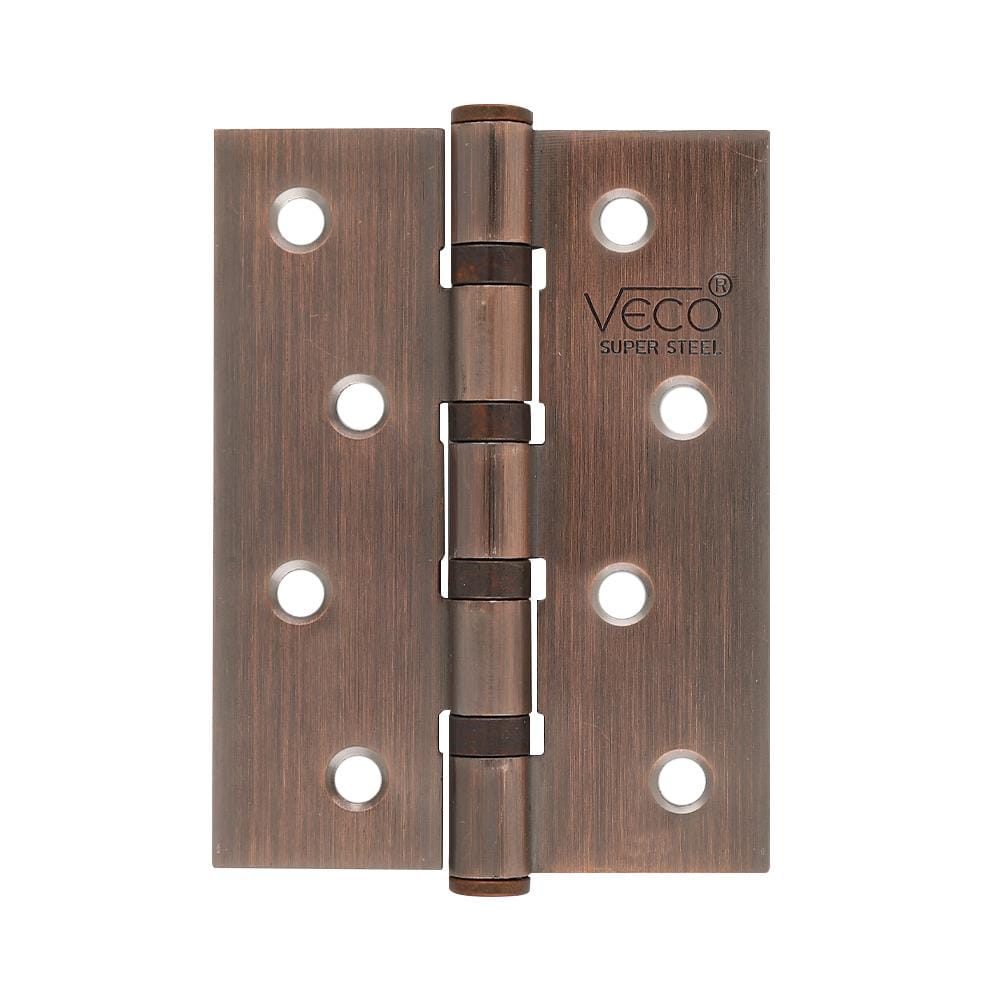บานพับ 4X3 นิ้ว X 1.7 มม. VECO 4BB สีทองแดงรมดำ (แพ็ก 3 ชิ้น) 2 แถม 1