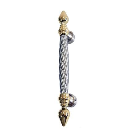 มือจับดึงประตู VECO PHB5A LOTUS-280-HLNI 12 นิ้ว สีโครเมียม/ทองเหลือง_0