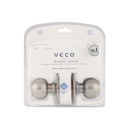 ลูกบิดประตู หัวกลม VECO 3871-ML-ET สีสเตนเลส_4