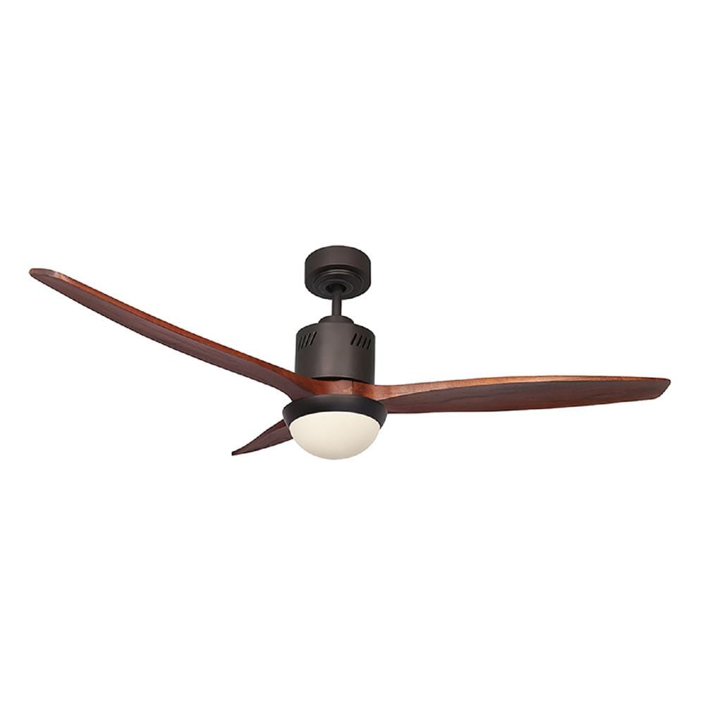 พัดลมโคมไฟ LED WINFAFOUR FD-SP009 18 วัตต์ DAYLIGHT/WARMWHITE/COOLWHITE สีดำ/น้ำตาล 54 นิ้ว