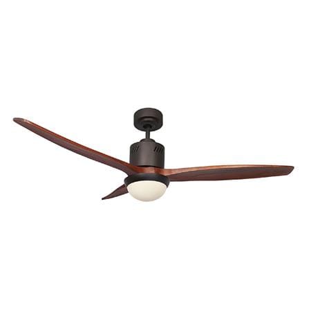 พัดลมโคมไฟ LED WINFAFOUR FD-SP009 18 วัตต์ DAYLIGHT/WARMWHITE/COOLWHITE สีดำ/น้ำตาล 54 นิ้ว_0